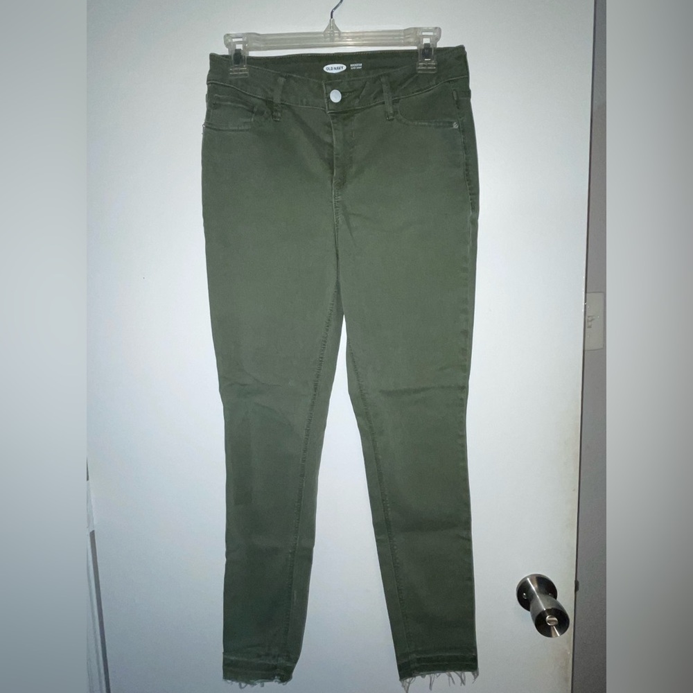 EUC Army Green Old Navy Skinny Jeans